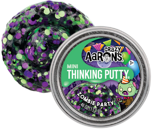 Crazy Aaron's Thinking Putty Halloween Mini - Zombie Party - Treasure Island Toys