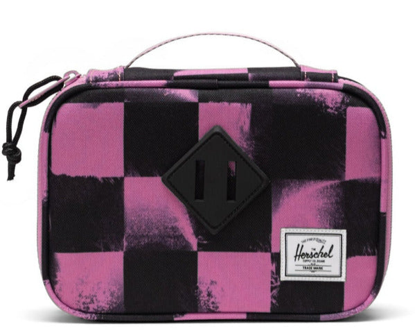 Herschel Heritage Pencil Case Stencil Checker Opera Mauve - Treasure Island Toys