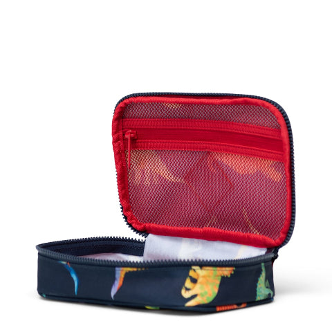 Herschel Heritage Pencil Case Watercolour Dinos Darkest Navy