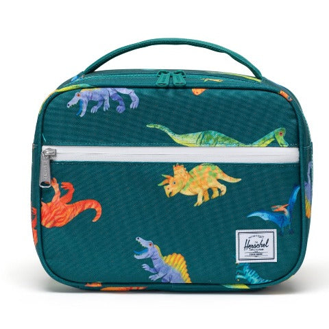 Herschel Pop Quiz Lunchbox Adventurine Watercolour Dinos - Treasure Island Toys