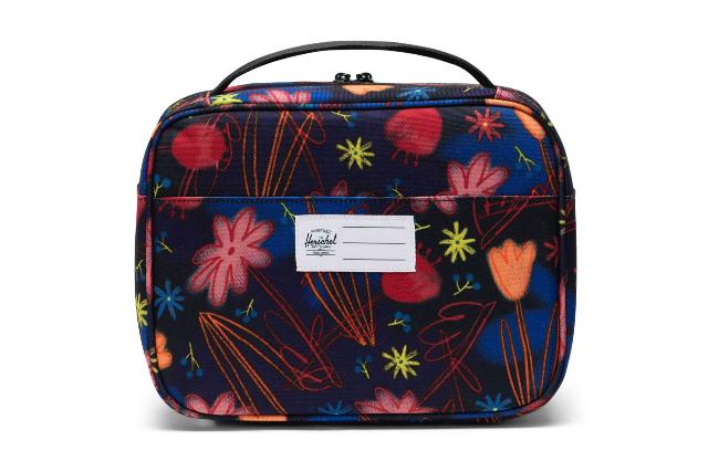 Herschel Pop Quiz Lunchbox Doodle Bloom