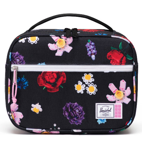 Herschel LEGO Pop Quiz Lunchbox Falling Florals - Treasure Island Toys