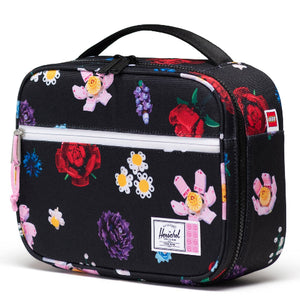 Herschel LEGO Pop Quiz Lunchbox Falling Florals - Treasure Island Toys