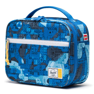 Herschel LEGO Pop Quiz Lunchbox Abstract Bricks Blue - Treasure Island Toys