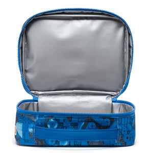 Herschel LEGO Pop Quiz Lunchbox Abstract Bricks Blue - Treasure Island Toys