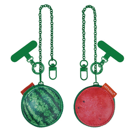 Let's Roll Fruit Bag Charm Watermelon