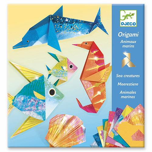 Djeco Art Kit - Origami, Ocean Creatures - Treasure Island Toys