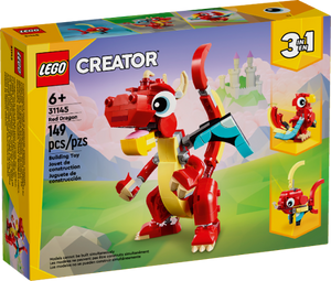Lego Creator 3in1 Red Dragon - Treasure Island Toys