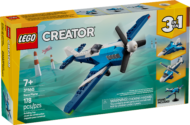 LEGO Creator 3in1 Aircraft: Race Plane - Treasure Island Toys