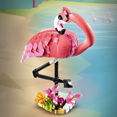 LEGO Creator 3in1 WIld Animal: Pink Flamingo - Treasure Island Toys