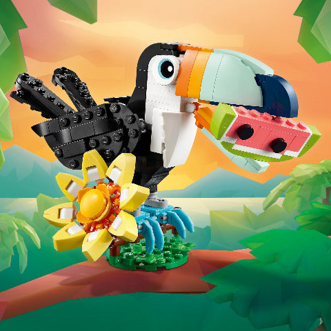 LEGO Creator 3in1 Wild Animals: Tropical Toucan - Treasure Island Toys