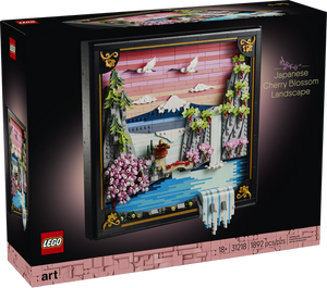 LEGO Art Japanese Cherry Blossom Landscape