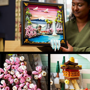 LEGO Art Japanese Cherry Blossom Landscape