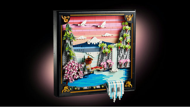 LEGO Art Japanese Cherry Blossom Landscape