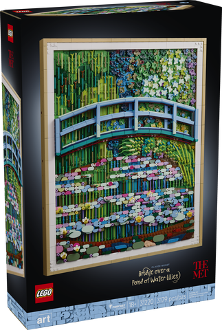 LEGO ART Claude Monet Bridge Over Japanese Bridge - Treasure Island Toys