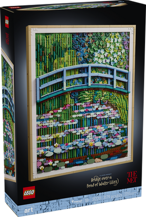 LEGO ART Claude Monet Bridge Over Japanese Bridge - Treasure Island Toys