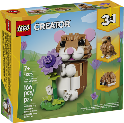 LEGO Creator 3in1 Cute Hamster with Flower