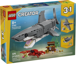 LEGO Creator 3in1 Fierce Shark with a Treasure Chest