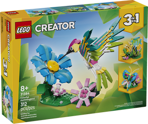LEGO Creator 3in1 Wild Animals: Colorful Hummingbird - Treasure Island Toys