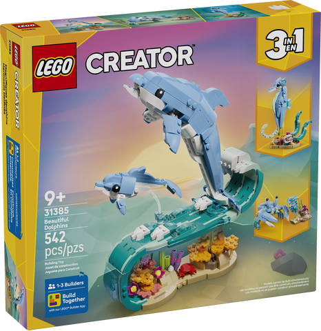 LEGO Creator 3in1 Sea Animals: Beautiful Dolphins