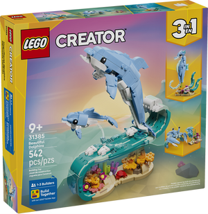 LEGO Creator 3in1 Sea Animals: Beautiful Dolphins
