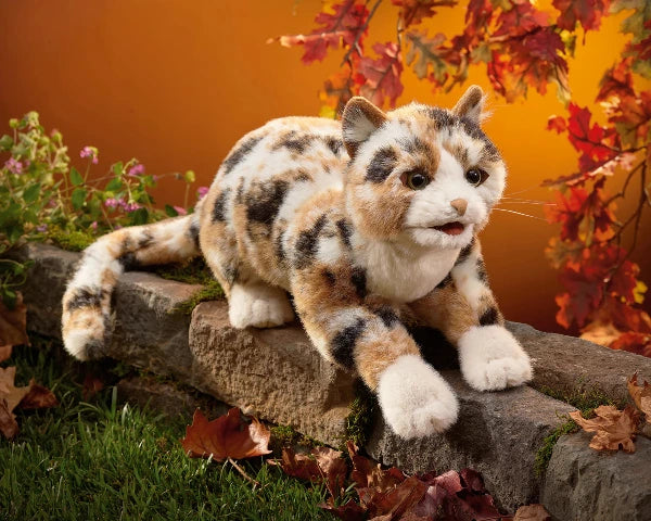 Folkmanis Puppet - Calico Cat - Treasure Island Toys