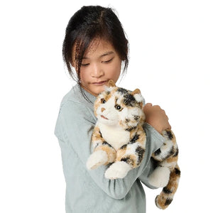 Folkmanis Puppet - Calico Cat - Treasure Island Toys