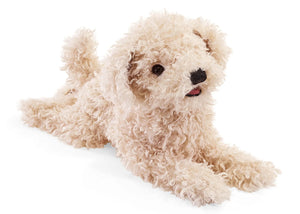 Folkmanis Puppet - White Poodle Puppy - Treasure Island Toys