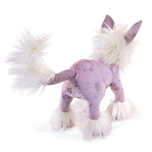Folkmanis Puppet - Chinese Crested Dog - Treasure Island Toys