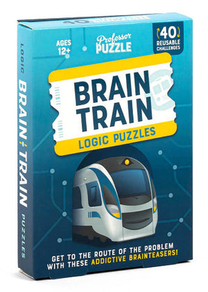 Professor Puzzle Logic Puzzles Brain Train - Treasure Island Toys