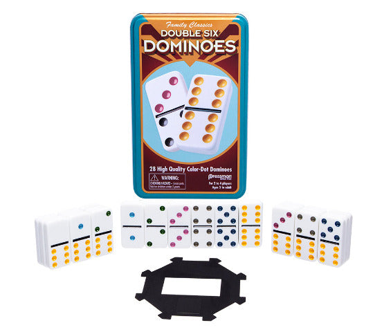 Family Classics Double Six Dominoes - Treasure Island Toys