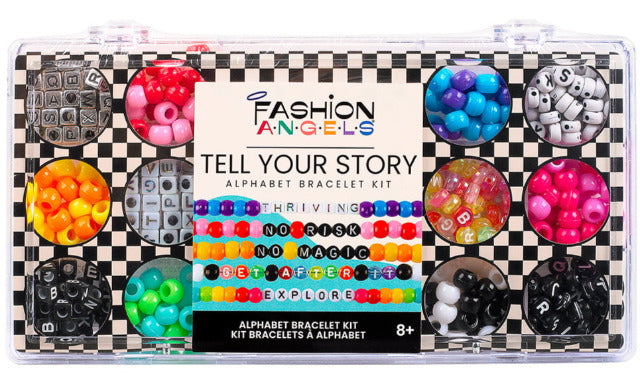 Fashion Angels Tell Your Story 500+ Alphabet Bracelet Kit - Treasure Island Toys