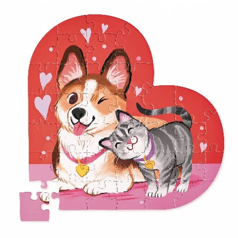 Crocodile Creek Puzzle Floor Friends Fur-Ever, 36 Piece - Treasure