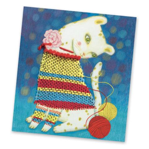 Djeco Art Kit - Weaving Wool Sweater - Treasure Island Toys