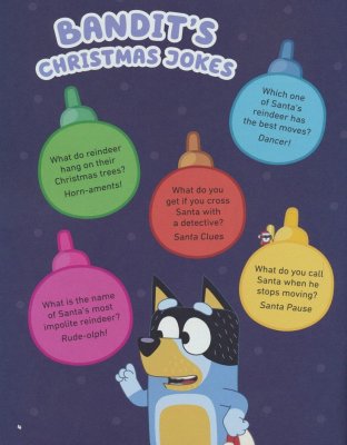 Bluey Hooray for Christmas: A Sticker & Activity Book