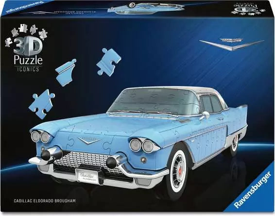 Ravensburger 3D Puzzle 108 Piece, Iconics Cadillac Eldorado Brougham
