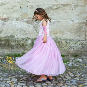 Great Pretenders Dress - Velvety Soft Sleeping Sweetheart Princess with Arm Warmers