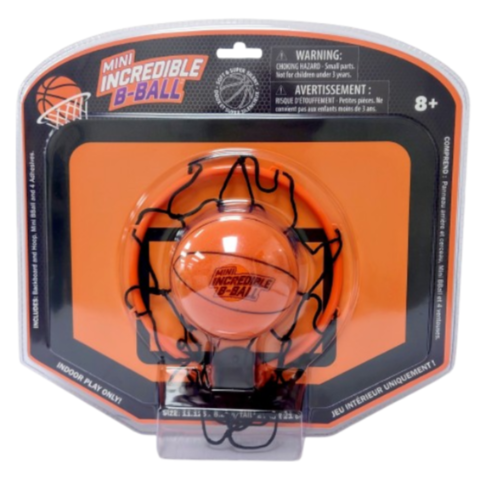 Incredible Mini B-Ball and Hoop - Treasure Island Toys