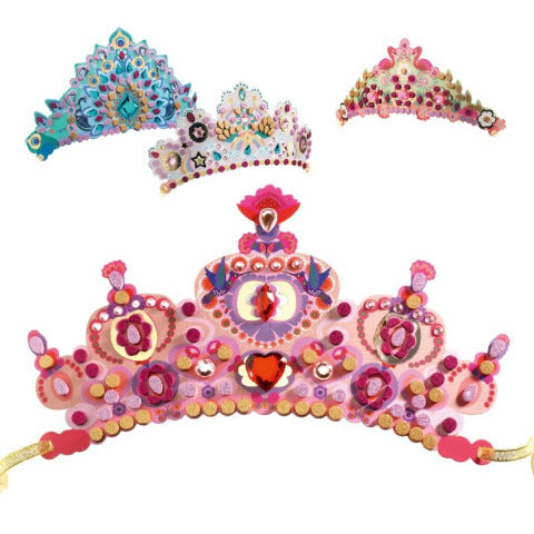 Djeco Art Kit - DIY Princess Tiara Mosaics - Treasure Island Toys