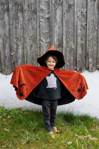 Great Pretenders Costume - Autumn Embers Wizard Cape & Hat - Treasure Island Toys