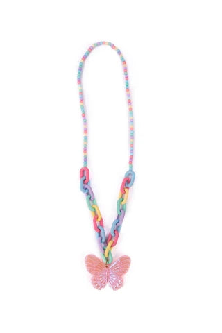 Great Pretenders Fashion - Kaleidoscope Butterfly Necklace - Treasure Island Toys