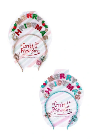 Great Pretenders Holiday Fashion - Merry Christmas Headband - Treasure Island Toys