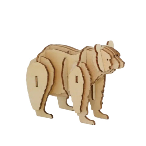 Flip Toys 3D Puzzle Canadiana Series: Bear - Treasure Island Toys