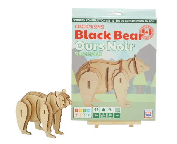 Flip Toys 3D Puzzle Canadiana Series: Bear - Treasure Island Toys