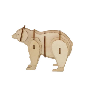 Flip Toys 3D Puzzle Canadiana Series: Bear - Treasure Island Toys