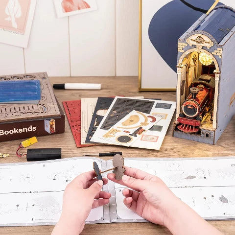 Rolife DIY Miniature Book Nook Time Travel