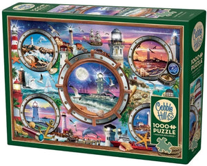 Cobble Hill Puzzle Lighthouses, 1000 Piece - Treasure Island Toys