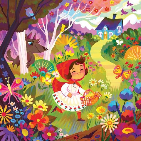 Ravensburger Puzzle 64 Piece, Tales Around the World: Red Riding Hood - Treasure Island Toys