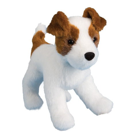 Douglas Cuddle Dog Feisty Jack Russell, Mini Soft - Treasure Island Toys