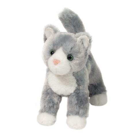 Douglas Cuddle Cat Scatter Gray Mini Treasure Island Toys